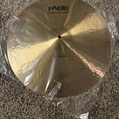 Paiste 20" Formula 602 Modern Essentials Crash Cymbal 2013 - Present - Traditional image 5