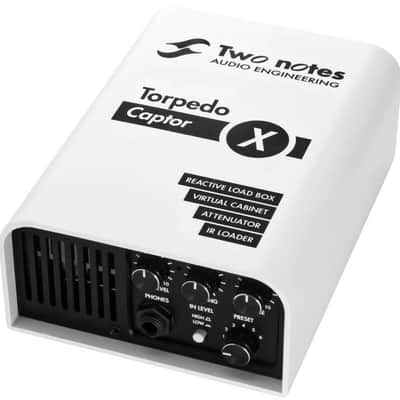Two Notes Torpedo Captor X 8ohm Stereo Reactive Load Box / Attenuator - White image 1