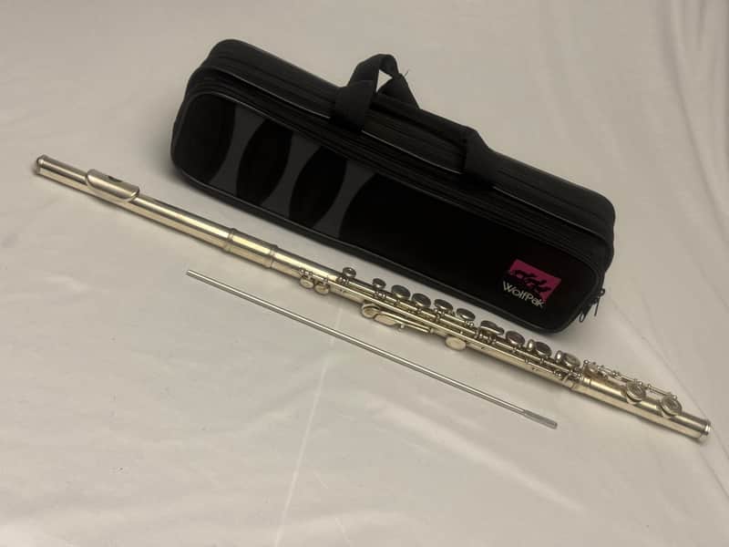 Armstrong USA 104 student C flute JUST SERVICED plays perfectly image 1