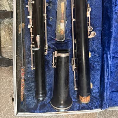 Larilee brand wood Oboe with case. Made in France image 5