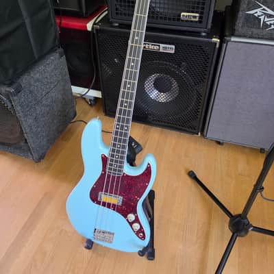 Fender Gold Foil Jazz Bass 2023 - Present - Sonic Blue image 2