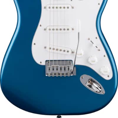 Fender Standard Stratocaster Electric Guitar. Laurel Fingerboard, White Pickguard, Aqua Marine Metallic image 2