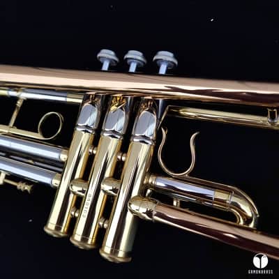 First Yamaha YTR-1 Lacquered Brass made in Japan,designed by Schilke gamonbrass image 17