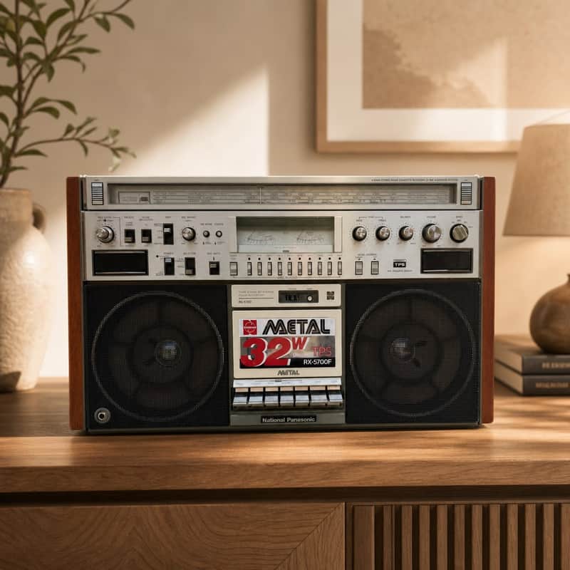 National Panasonic RX-5700F Rare Vintage Boombox Getto blaster Serviced Warranty image 1