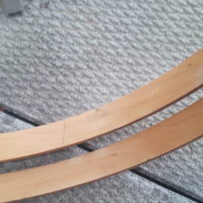 Tama Royalstar 22" Bass Drum Hoop Natural Wood LACQUER 80 2 VAILABLE image 4