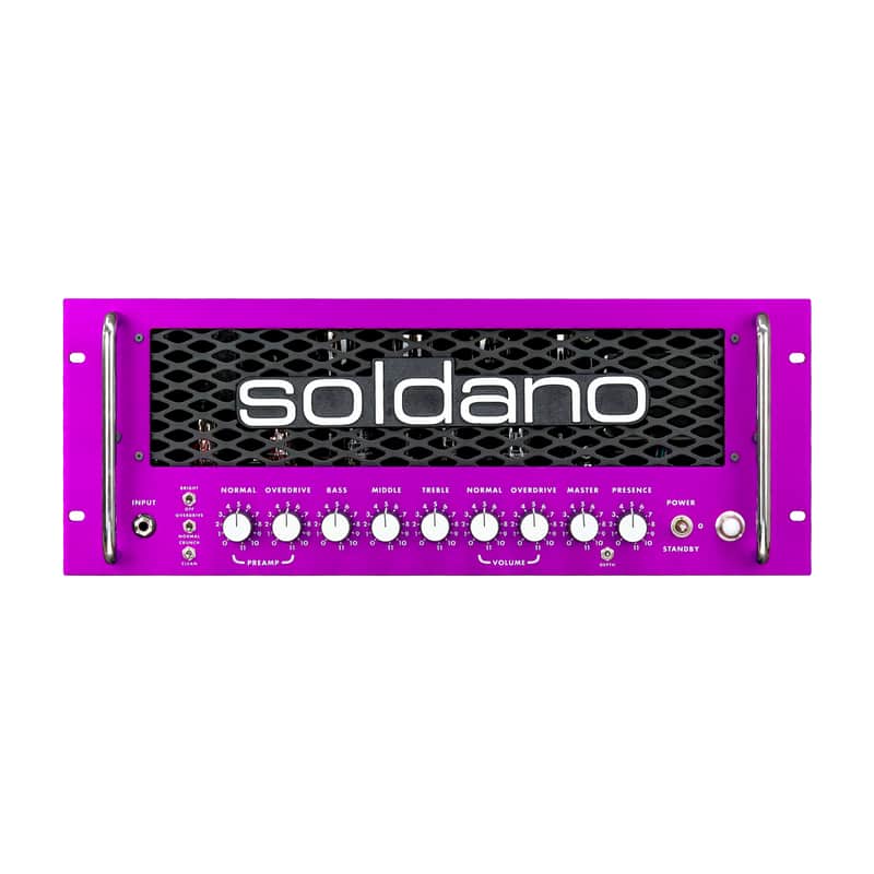 Soldano SLO-100R 2-Channel 100-Watt Rackmount Guitar Amp Head image 1