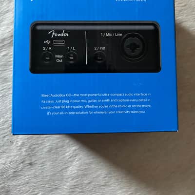 Fender Studio AudioBox GO USB-C Audio Interface 2026 - Present - Black image 1