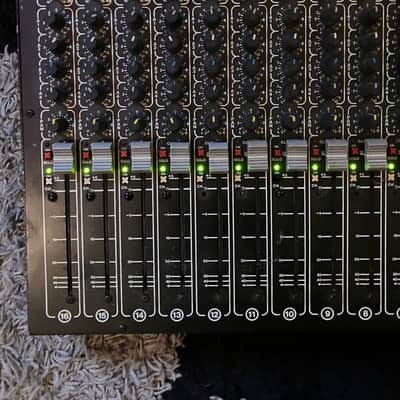 rare English mixer Studiomaster Session Mix16-2 Gold, England, Mixing Deck, vintage console, 4 aux buses, parametric eq image 8