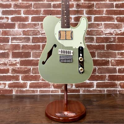 Ronin Betty Thinline "Custom Build" 2020 Pinecrest Green/Natural Redwood 5lbs 9oz  Authorized Dealer image 5