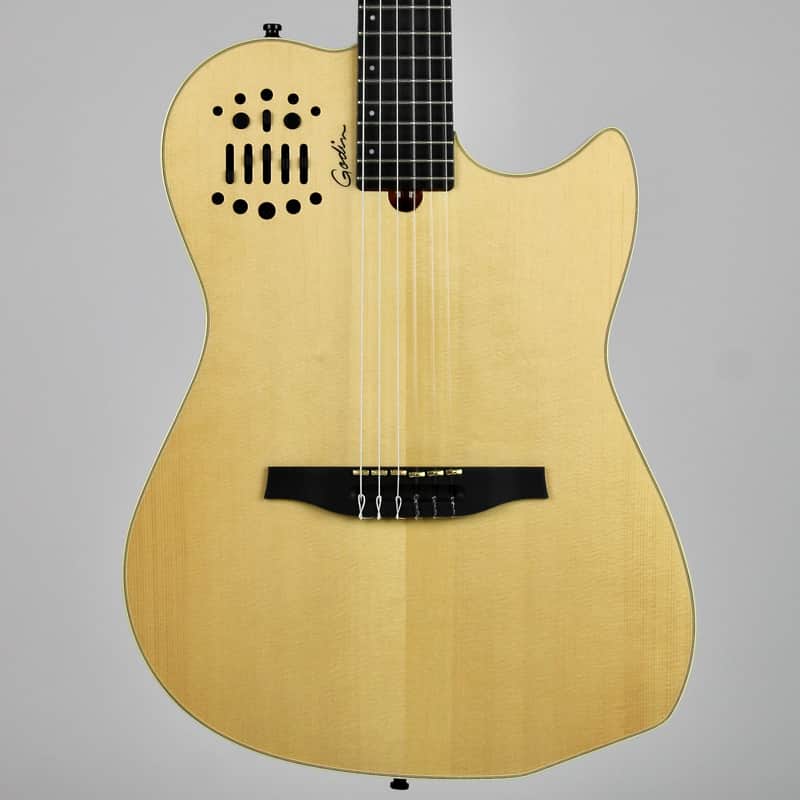 Godin Multiac Nylon SA (Serial GK) Natural HG 2022 w/Gig Bag image 1