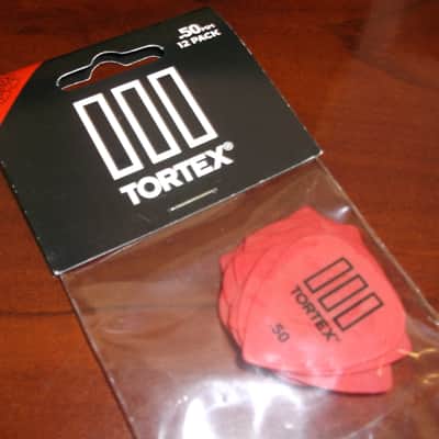 Dunlop Tortex III Guitar Picks, Jazz Tip (12), 462P, .50mm