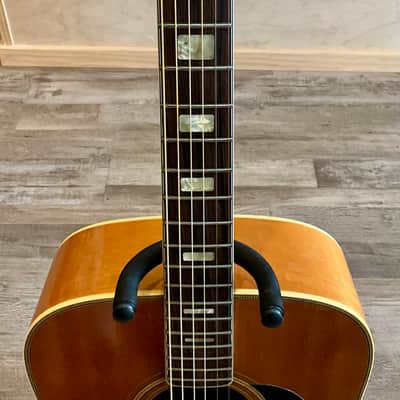 1970s Epiphone Dreadnought Acoustic Guitar image 3