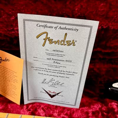 Fender Stratocaster 1956 NOS Custom Shop 2001 Sunburst Yamano image 22