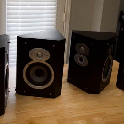 Polk Audio Polk FXi3 Bipole/Dipole Effects Surround Speakers Pair 2012 - Black image 1