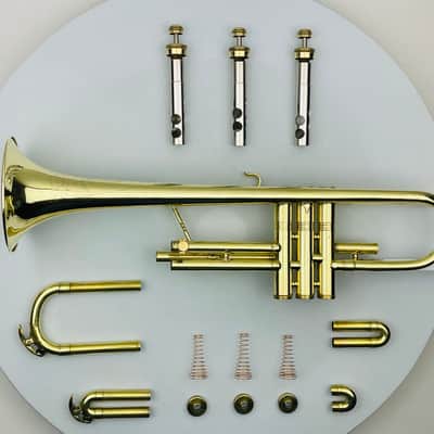1951 Conn Pan American Trumpet - Raw Brass - EXCELLENT CONDITION image 3