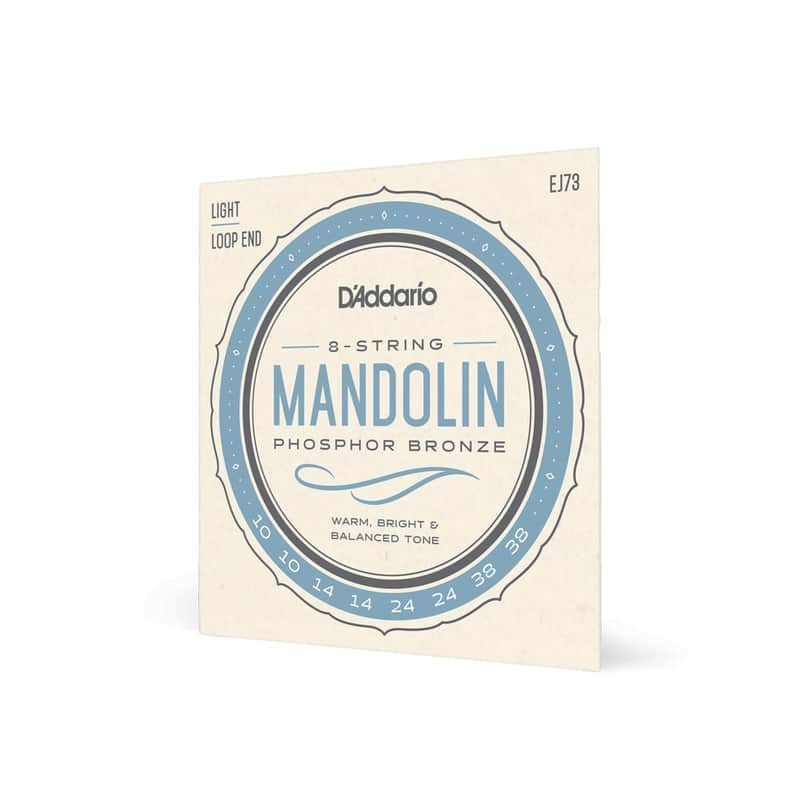 D'Addario EJ73 Phospher Bronze Mandolin Strings, 10-38 Light image 1