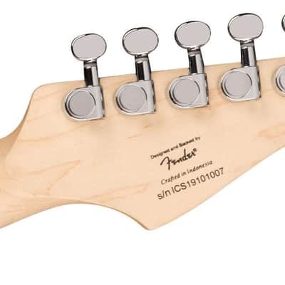 Squier Mini Stratocaster Electric Guitar, with 2-Year Warranty, Black, Laurel Fingerboard, Left-Handed image 6