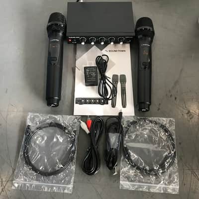 Sound Town SWM16-MAX Wireless Microphone Karaoke Mixer System, Dual Mics image 16