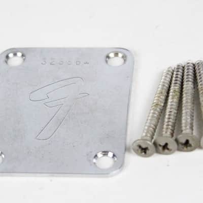 1971 Fender Precision Bass NeckPlate Jazz Bass/Precision/Jazzmaster/Telecaster Neck Plate USA 1970s Early-CBS image 2
