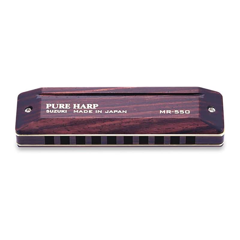 Suzuki MR-550-C Pure Harp Diatonic Harmonica - Key of C image 1