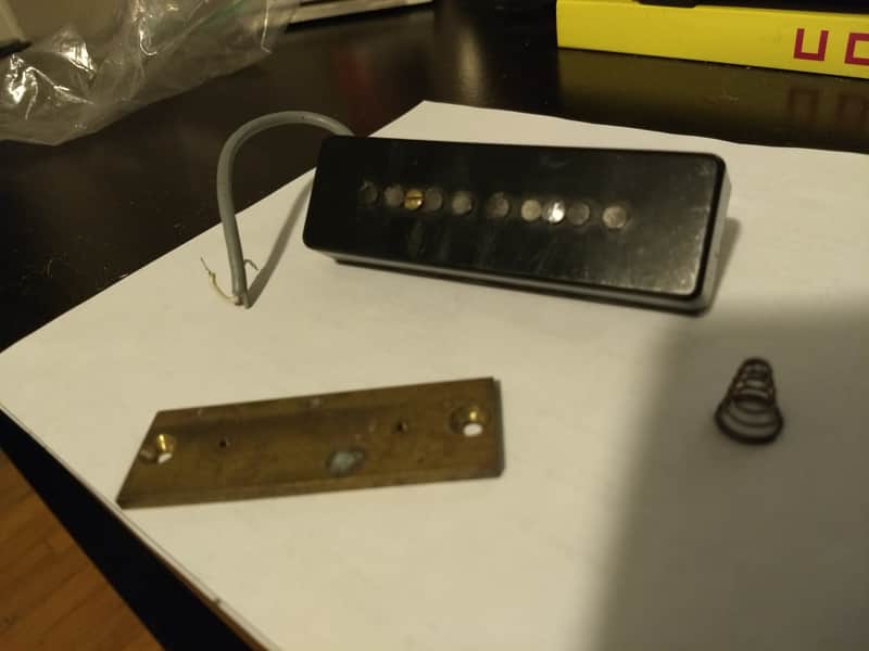 Guild B-301 / B-302 soapbar P-90 vintage bass pickup image 1