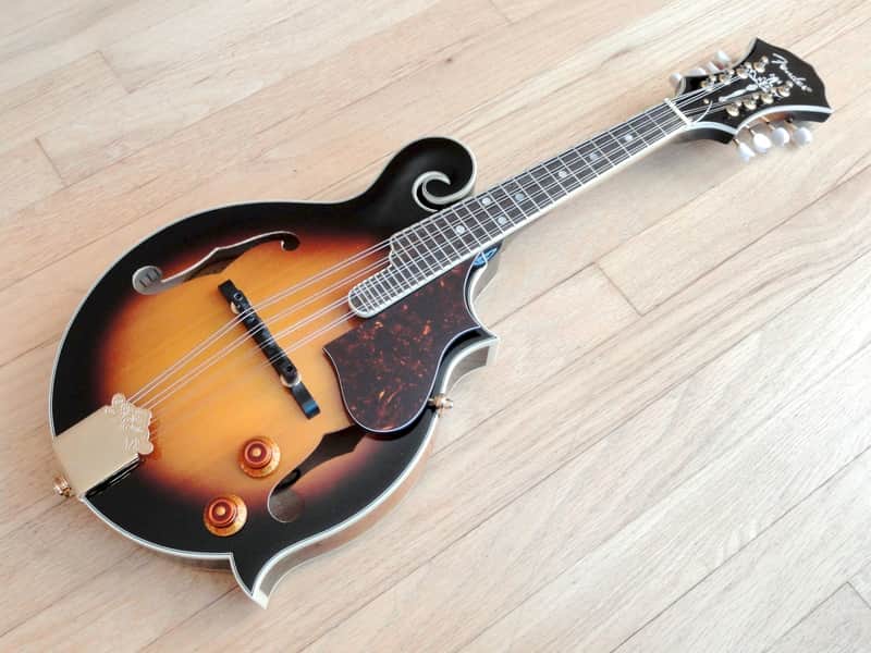 GrandTune Mandolin F-Style Non-reverse | Nickel | Baseplate 4