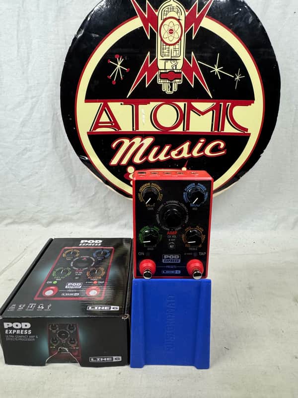 Line 6 POD Express Guitar Multi-Effects Pedal with Box image 1