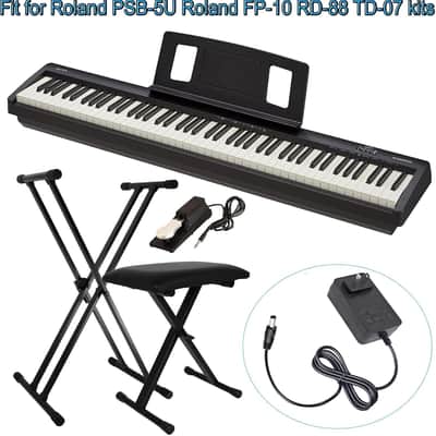 12V Power Adapter for Roland PSB-5U FP-10 Digital Piano, 12V 1.5A-2A Power Supply Charger Cord for Roland Electronic Keyboard Digital Piano 6.5FT Long Cable image 3