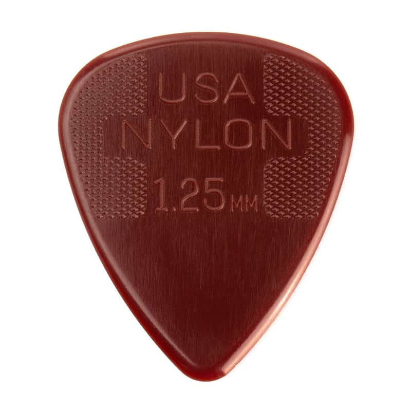Dunlop 44P125 Nylon Standard 1.25mm Guitar Picks (3-Pack) image 1