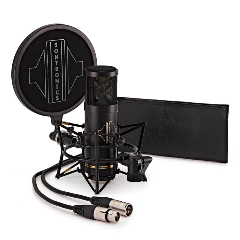 Sontronics STC20PACK STC-20 Pack Large-Diaphragm Condenser Microphone w/Shock Mount, Pop Shield, Cable & Pouch image 1