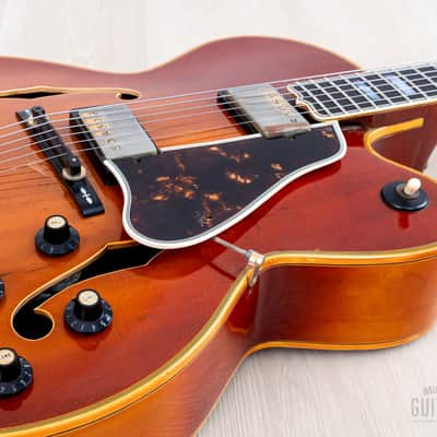 1970 Gibson L-5 CES Vintage Electric Archtop Sunburst w/ T Tops, Case image 7