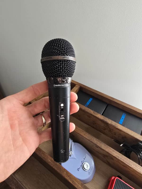 Audio-Technica M4000S Unidirectional Dynamic Microphone 2010s - Black image 1