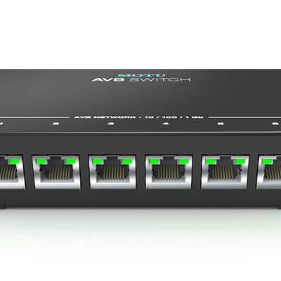 MOTU AVB Switch 9305 Six-port AVB Ethernet Switch UPC 839128005938 image 1