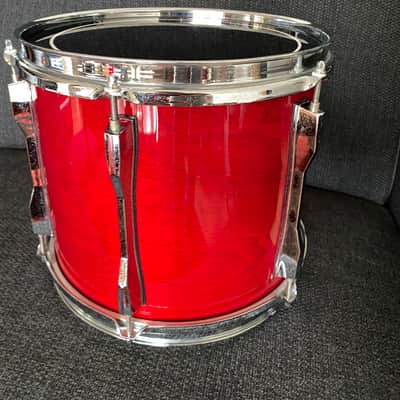 Pearl BLX tom 12x10” 1989 - Sequoia red image 3