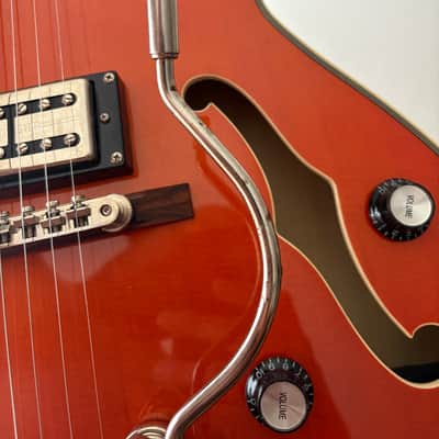 Epiphone Emperor Swingster with Rosewood Fretboard 2014 - 2019 - Sunrise Orange image 9