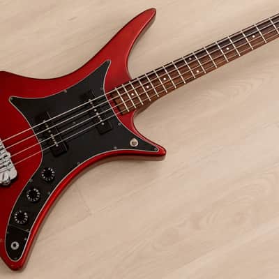 1982 Guild X-702 Vintage Bass Guitar Candy Apple Red w/ Case image 1