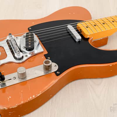 Telecaster Partscaster MJT Relic Copper Lacquer w/ Fender Licensed Neck, Lollar, Bigsby B16 & Case image 6