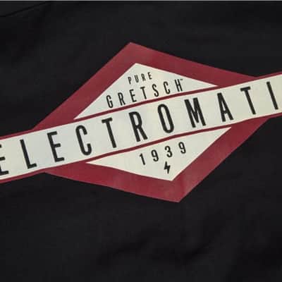 Genuine Gretsch Electromatic Logo Black Men's Workshirt, Size MEDIUM #0991939506 image 3