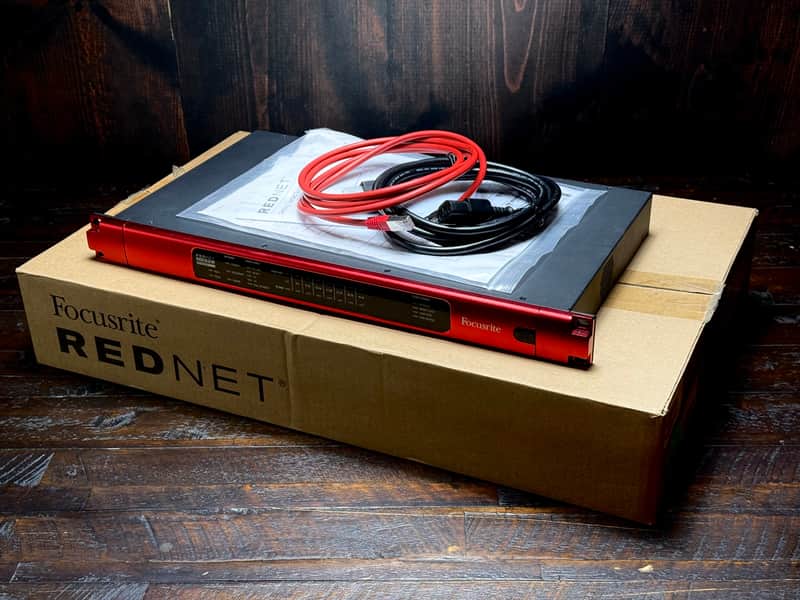 Focusrite RedNet HD32R Pro Tools HD Bridge Dante Audio Interface 2019 - Present - Red image 1