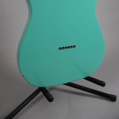 Brown Bear Guitars Telecaster roasted alder/flame maple in Seafoam Green Nitro image 7