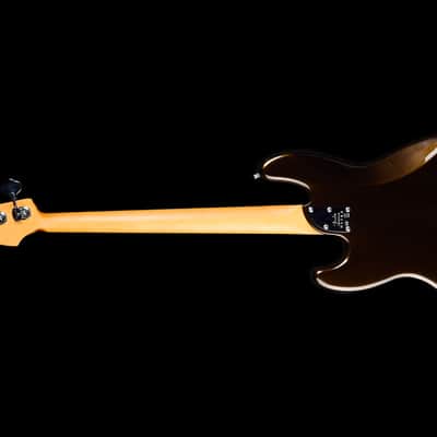 Fender American Ultra Jazz Bass with Maple Fretboard 2023 - Texas Tea image 3