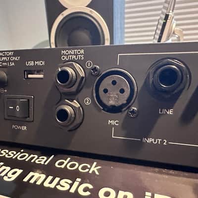 Focusrite iTrack Dock Mobile iPad Recording Interface 2010s - Black/Red image 6