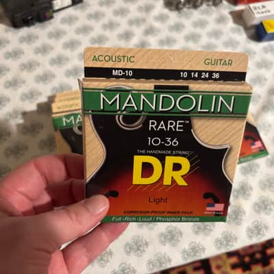 10 Packs DR MD-10 Mandolin Strings - Light (10-36) image 2