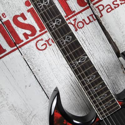 Schecter Wylde Audio Berzerker Solid Body Electric Guitar Blood Skull image 10