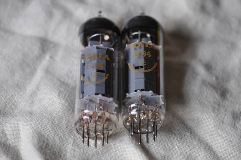 TESLA NOS EL84 matched pair image 1