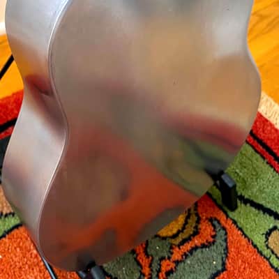 National Reso-Phonic RAW Steel PICCOLO Guitar 2024 image 3