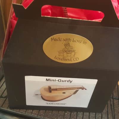 Medeiros Music Mini Hurdy Gurdy Music Box 2015 Natural Satin image 2