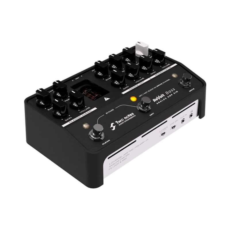 Two Notes ReVolt Bass 3 Channel Tube-Driven All-Analog Bass Amp Simulator / DI image 1