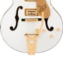 Gretsch Synchromatic Falcon Hollowbody Electric Guitar Snow Crest White with Hardshell Case