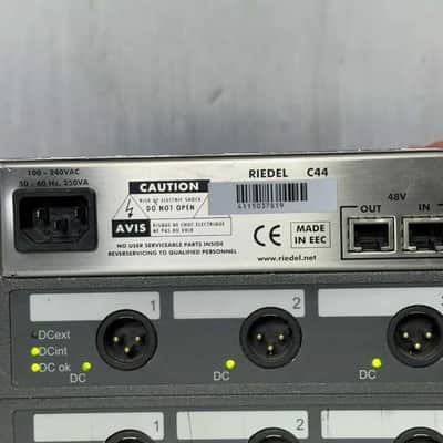 Riedel C44 Interface Unit with Dual Artist Audio I/O Rack Module #6170 (One) THS image 8